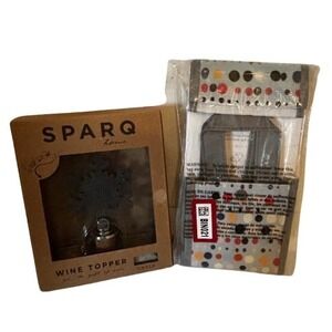 NIB Spark Wine Topper +‎ Wine Gift Bag